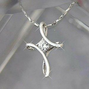 925 Sterling Silver Infinity Pendant Necklace